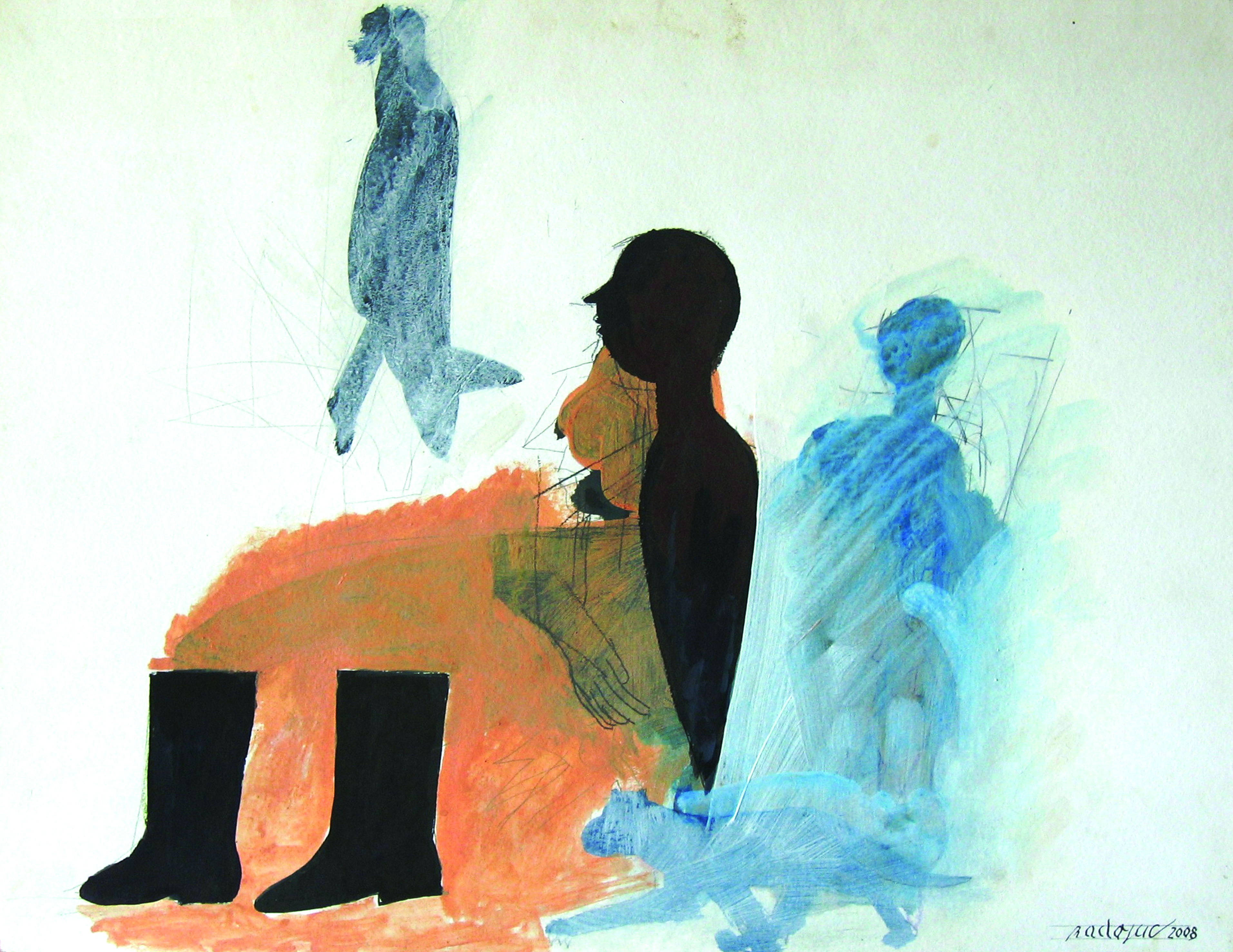 Crtež Caje Radojčića FOTO: Privatna arhiva